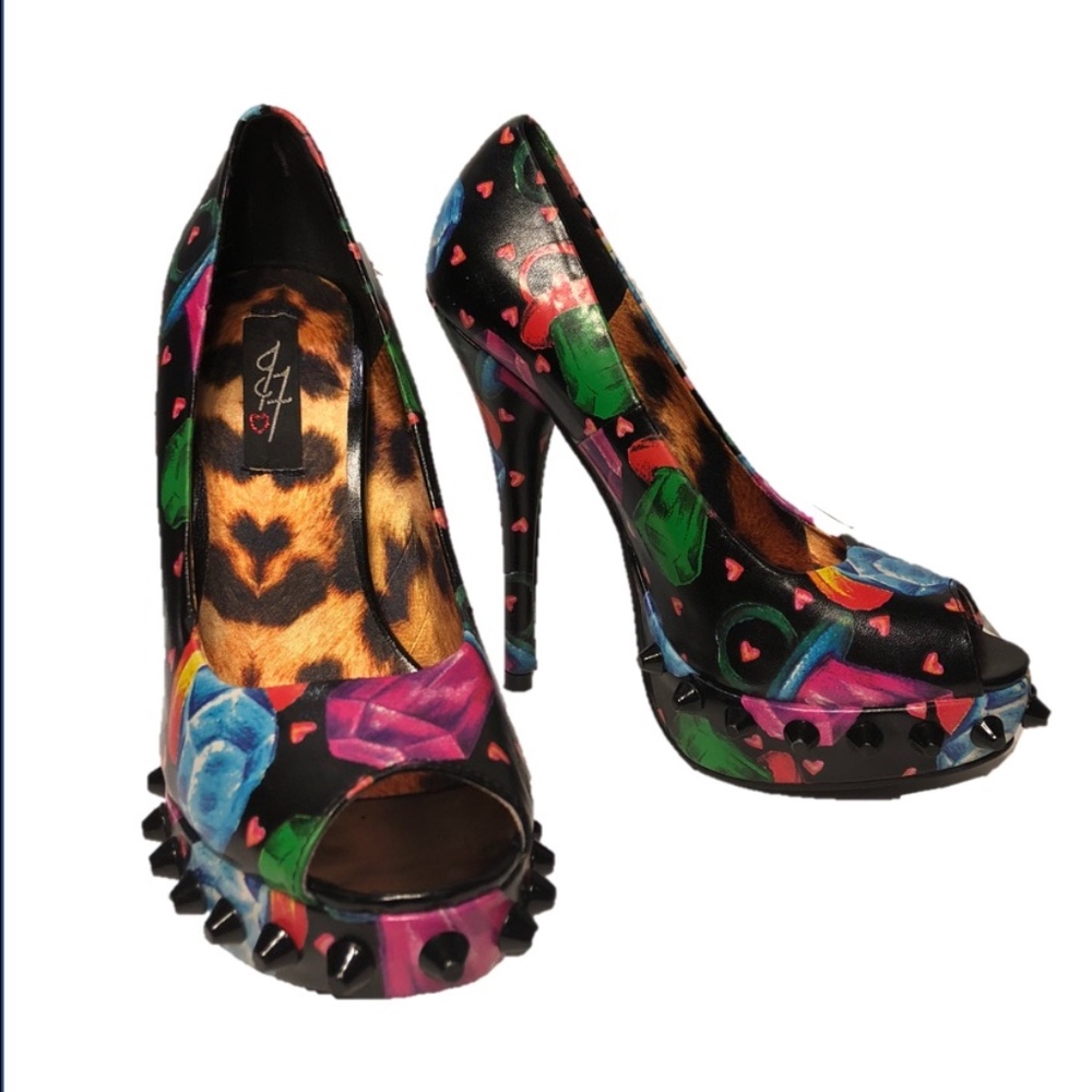 NWOB Iron Fist RING POP Platform Heels